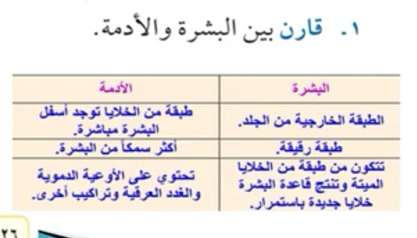 الأدمة هي طبقة من الخلايا توجد أسفل البشرة وهي أسمك من البشرة تحتوي على الأوعية الدموية والغدد العرقية وتراكيب أخرى